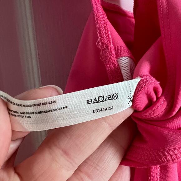 Free People x FP Movement Back it Up Onesie NWOT Dragonfruit Pink Small - Picture 8 of 10